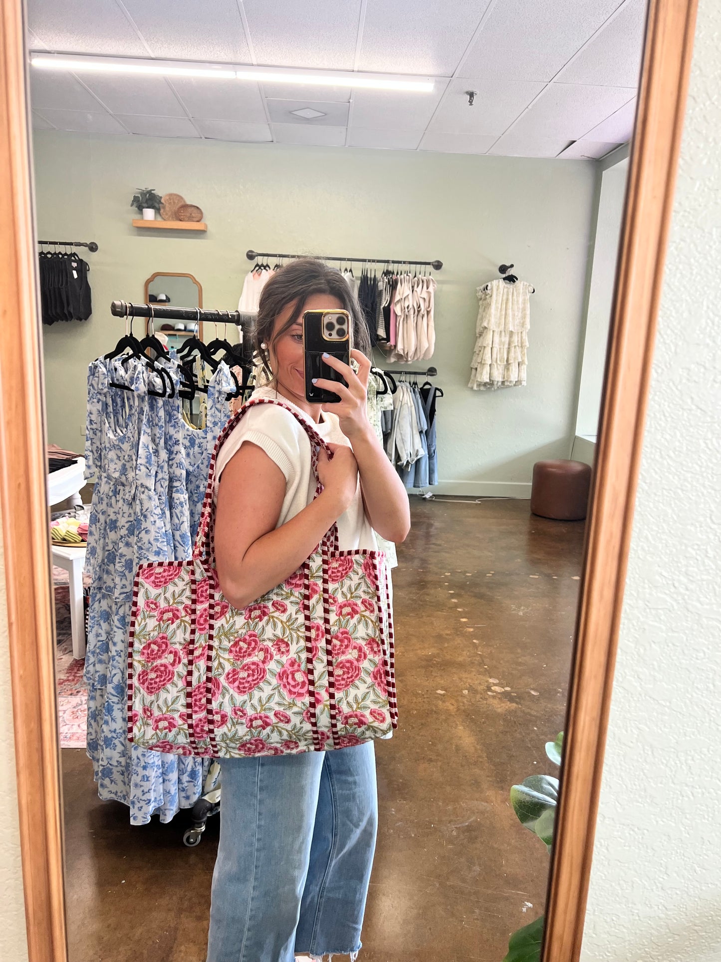 Quilted bag - Red