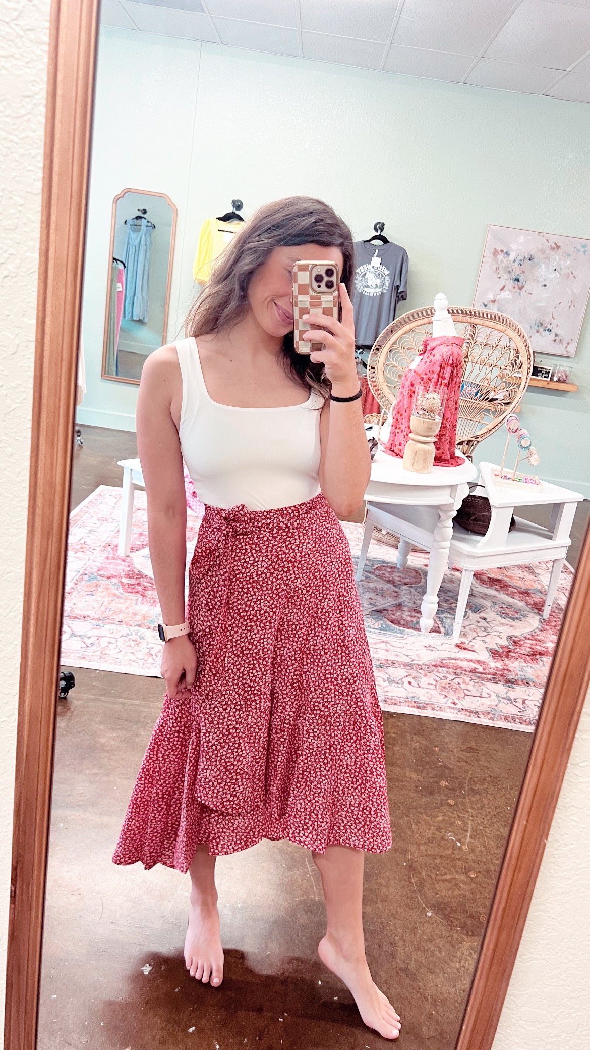 Cara Wrap Skirt