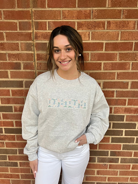 Mama Crewneck - Gray