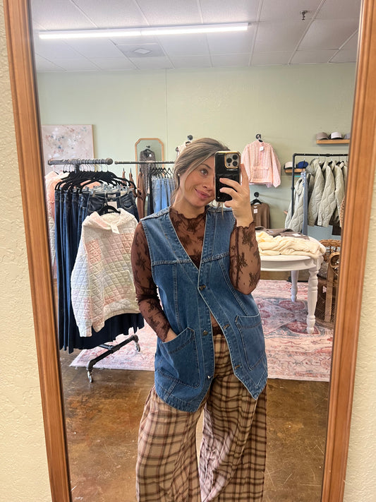 Demi Denim Vest