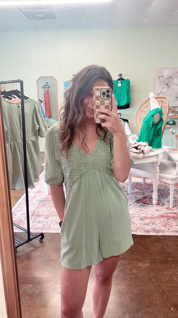 Mint Romper