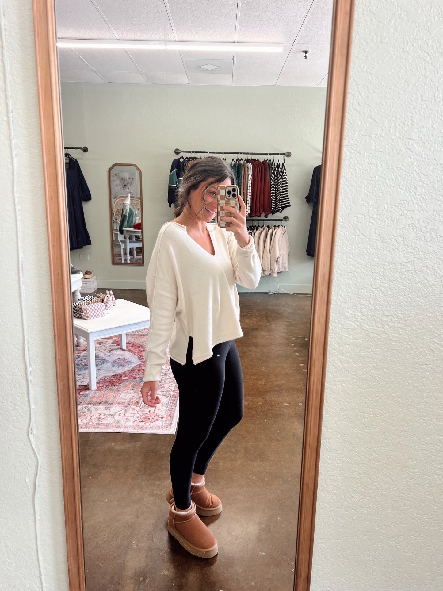 Cream Knit Sweater