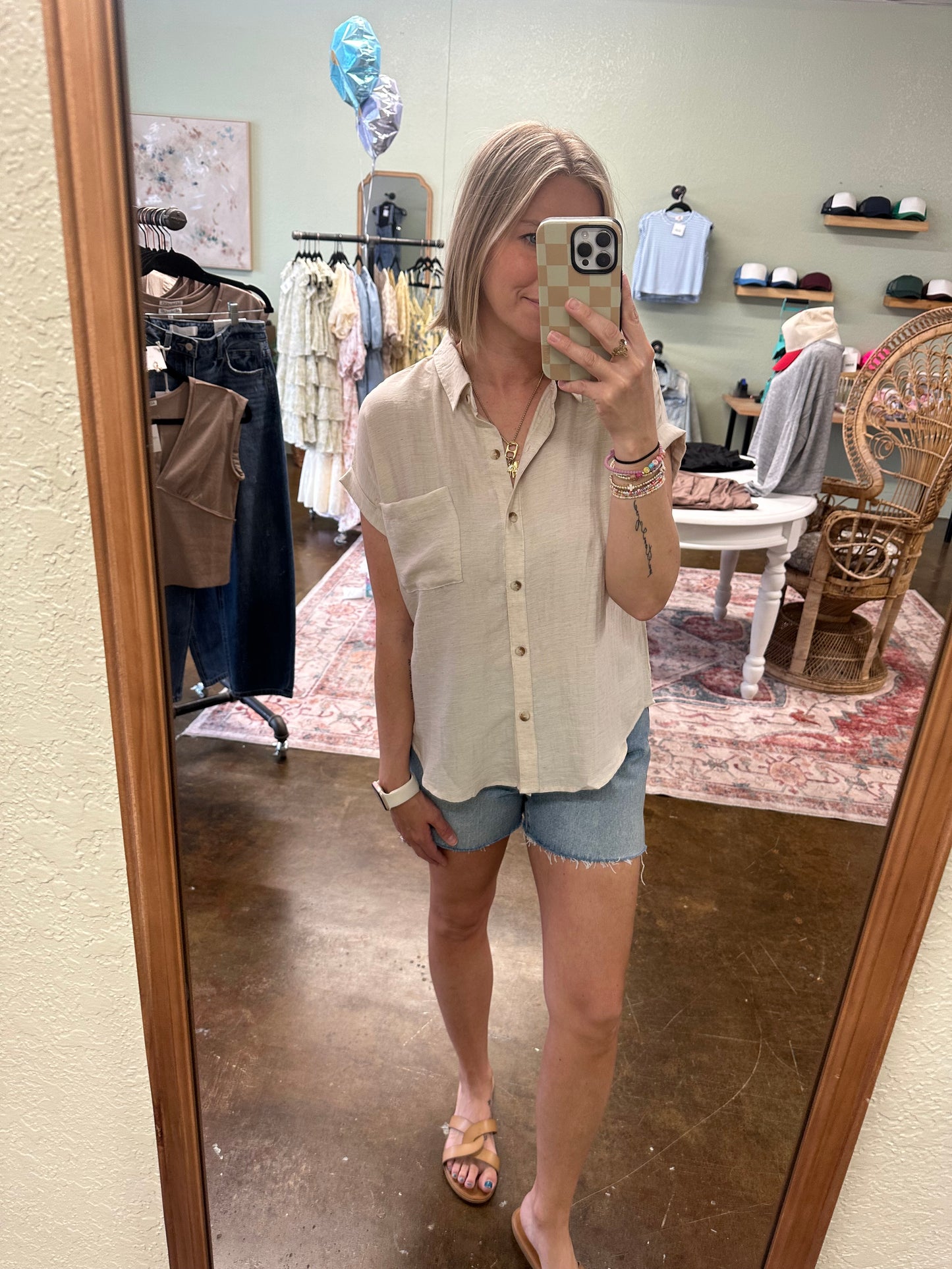 Bea Button Up