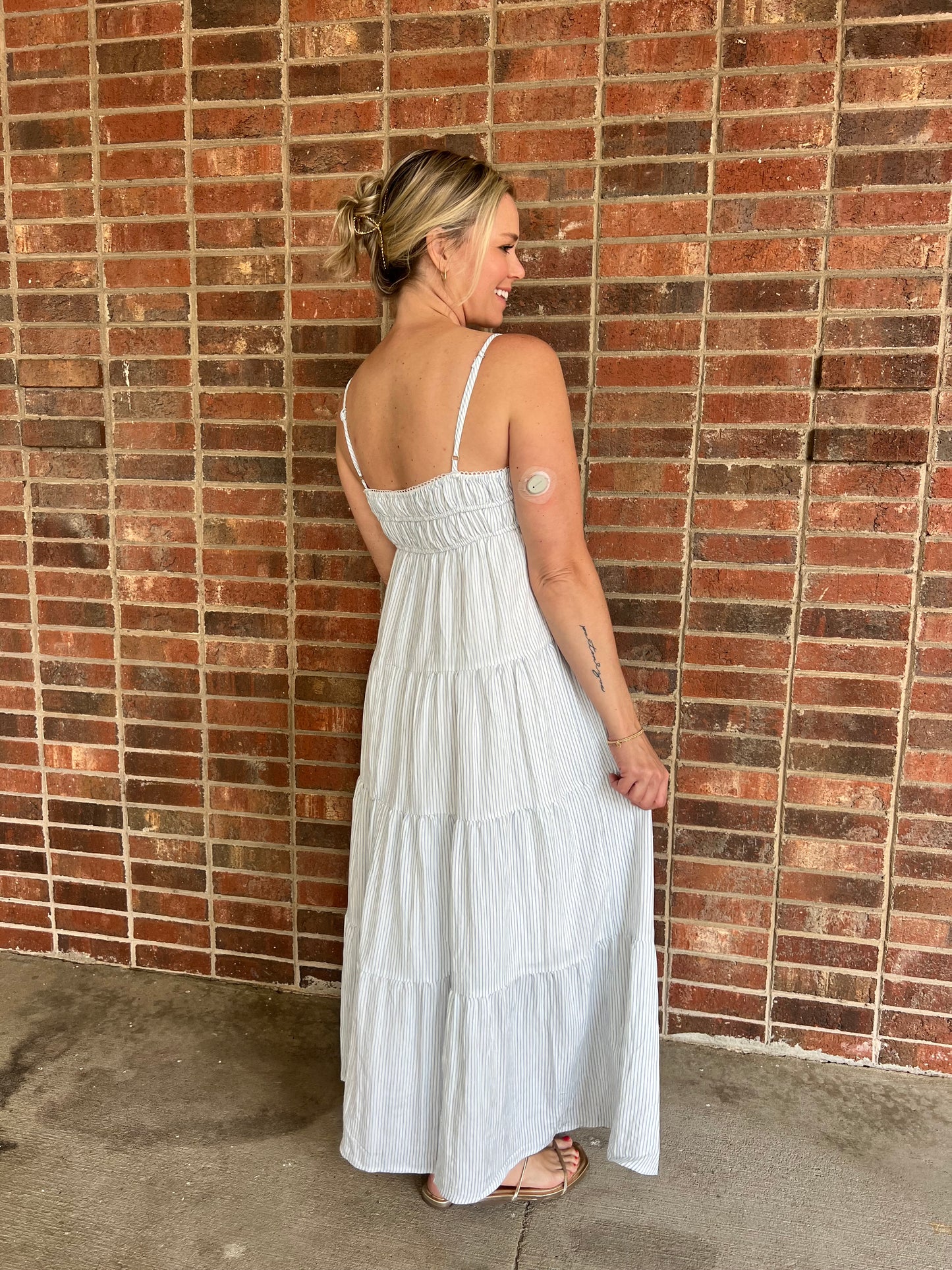 Pinstripe Dress