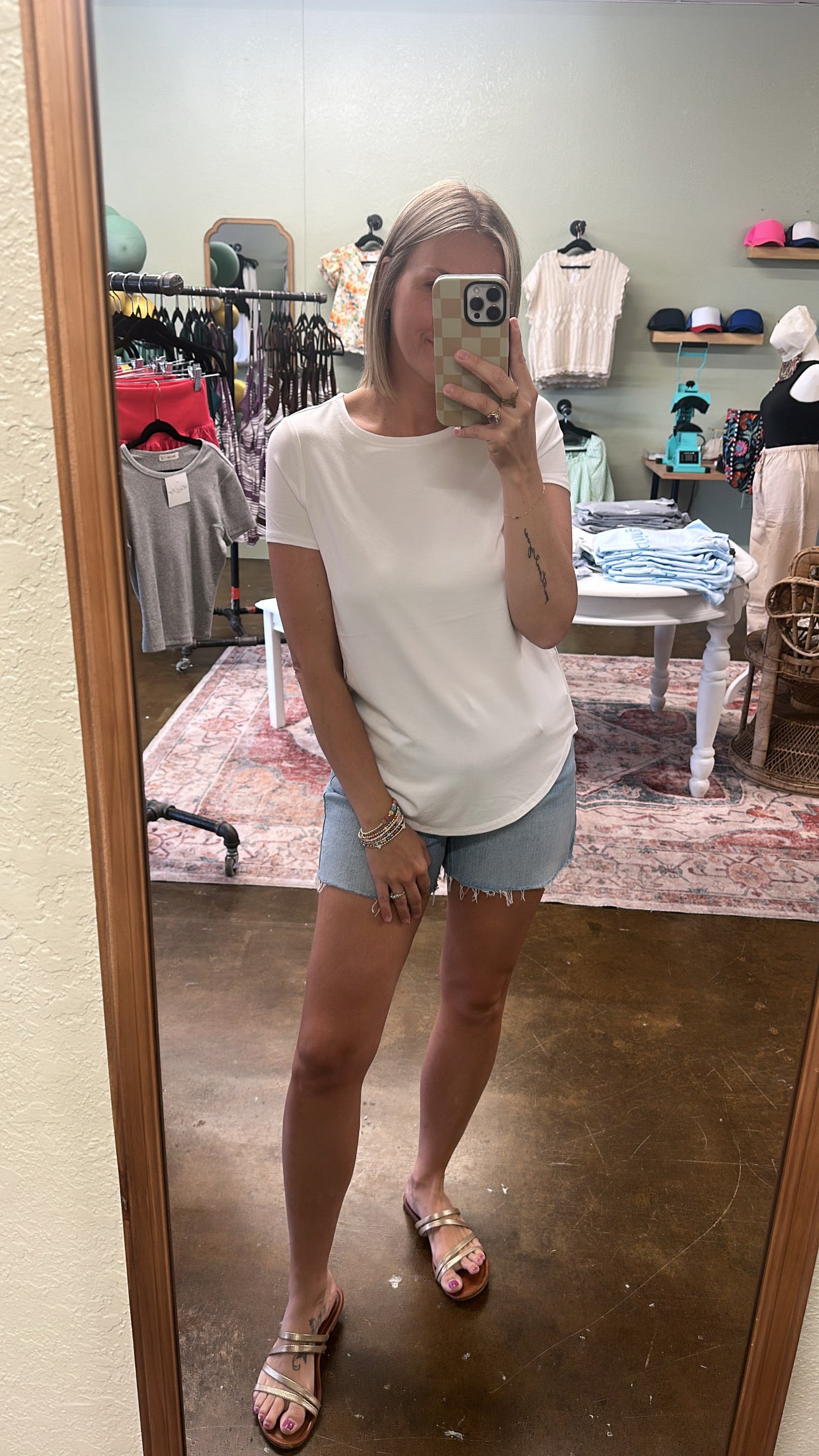 White Tee