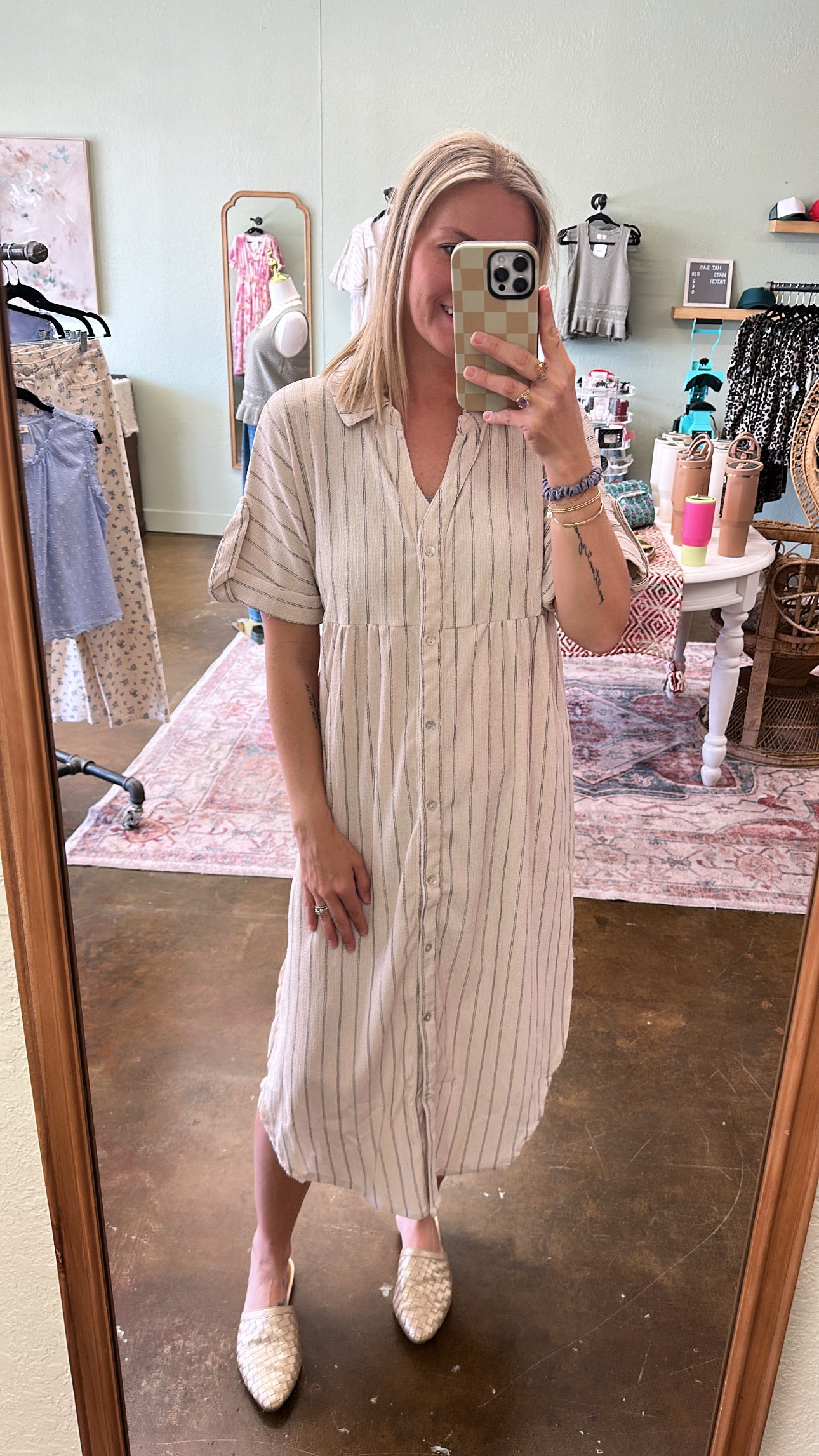 Taylor Button Dress
