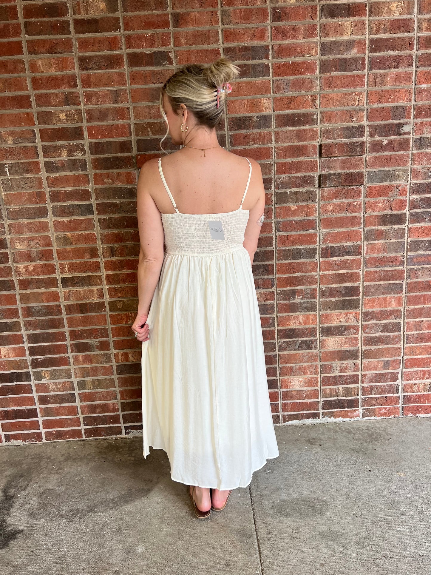 Natural Midi Dress