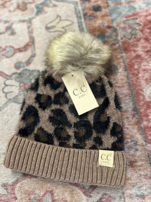 Kids Leopard C.C. Beanie