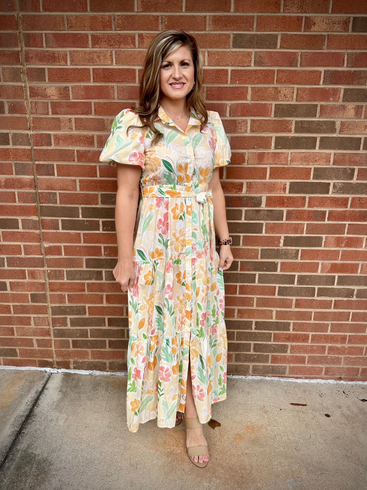 Iris Floral Maxi Dress