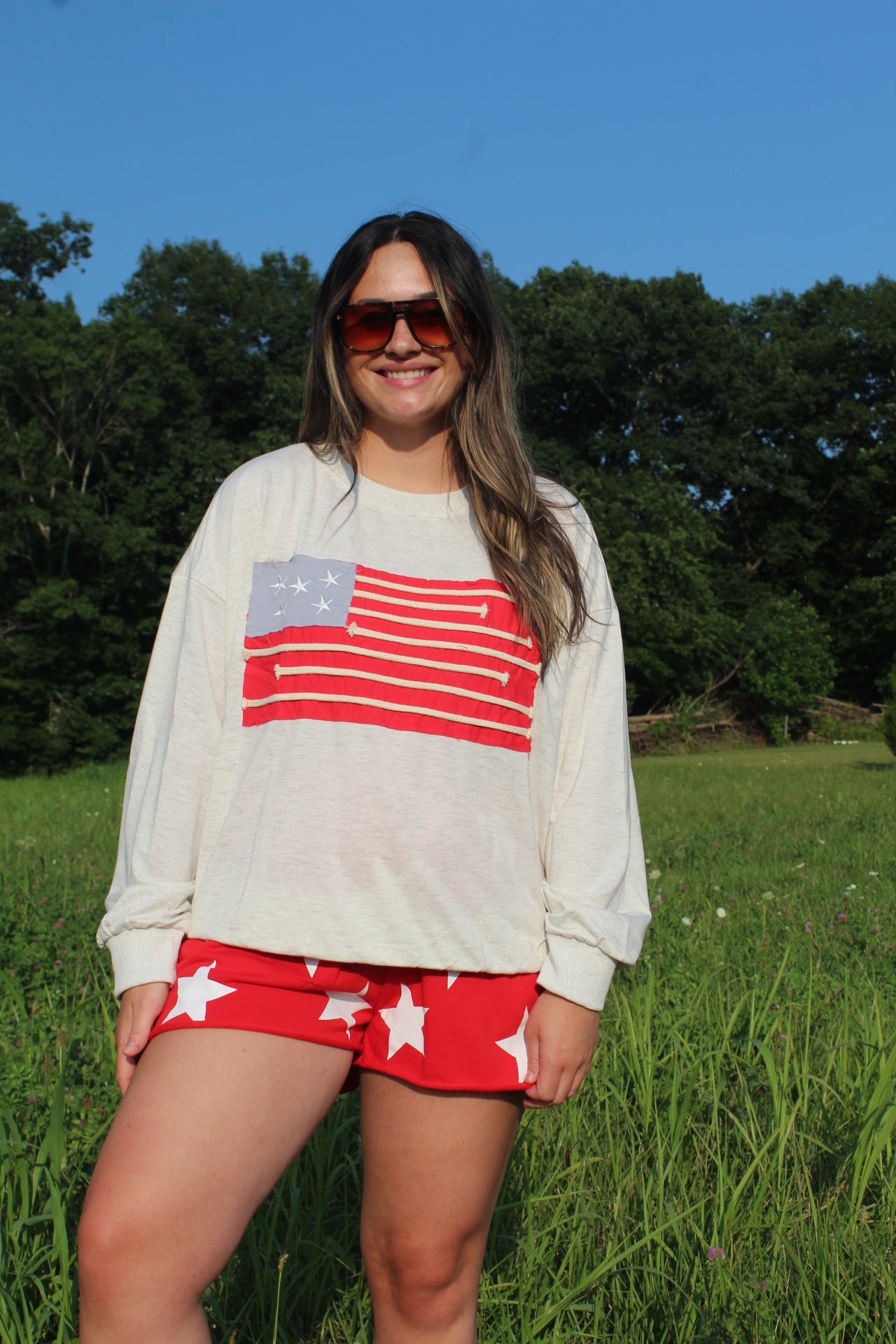Red Star Shorts