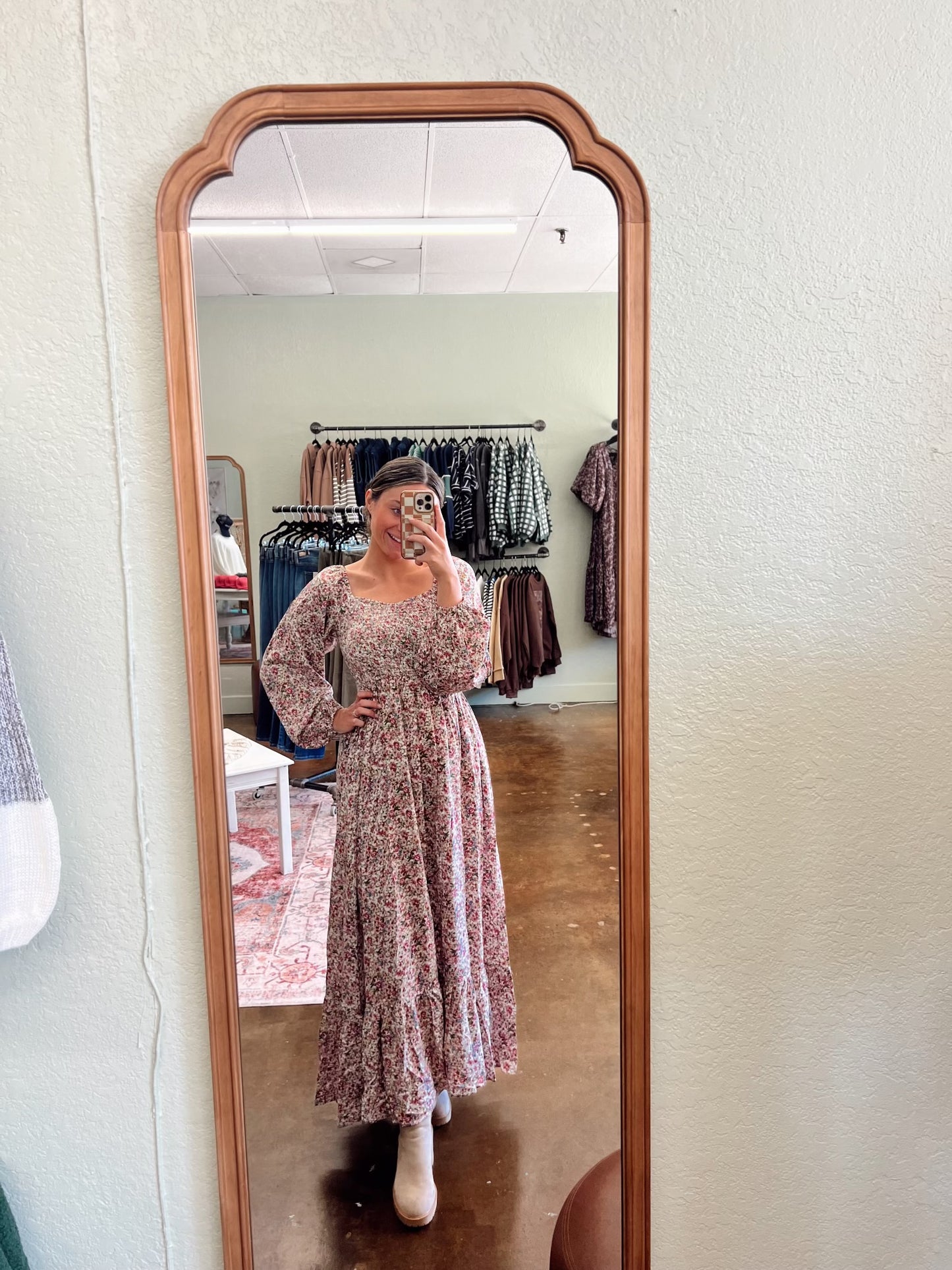 Sweet Floral Maxi Dress