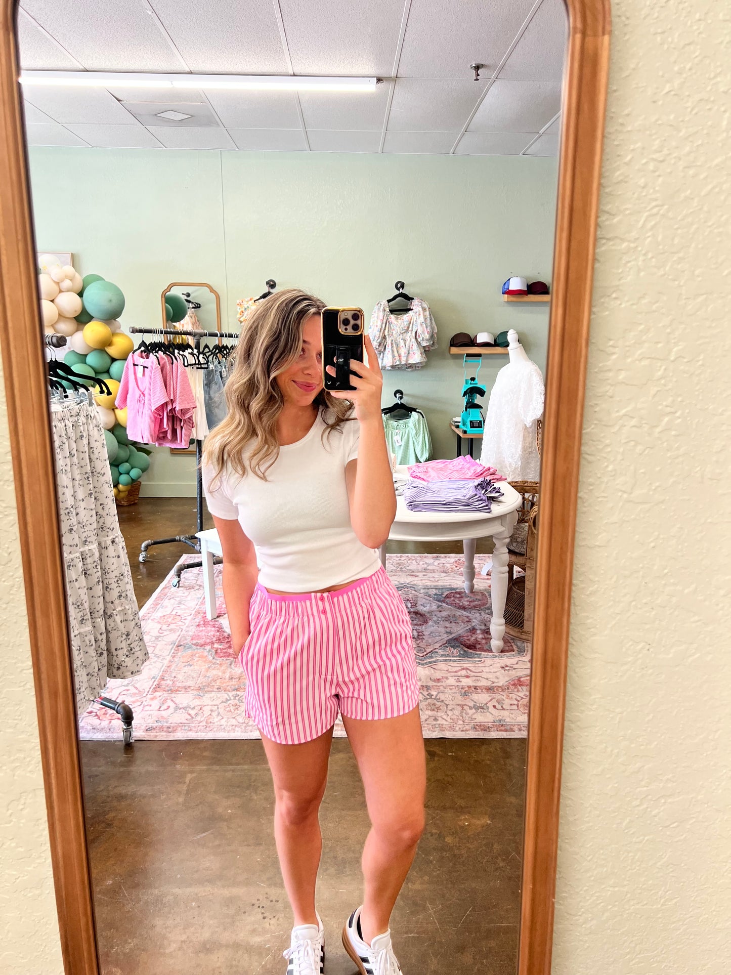 Pink Boxer Shorts