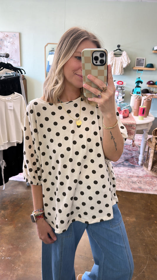 Polka Dot Blouse