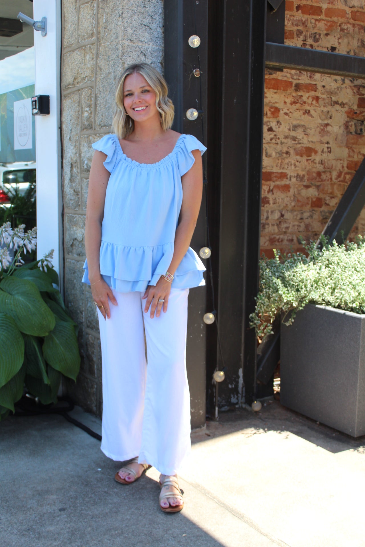 Flutter Top - Blue