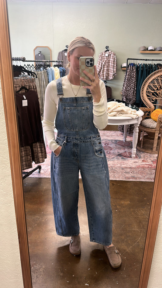 Demi Denim Overalls