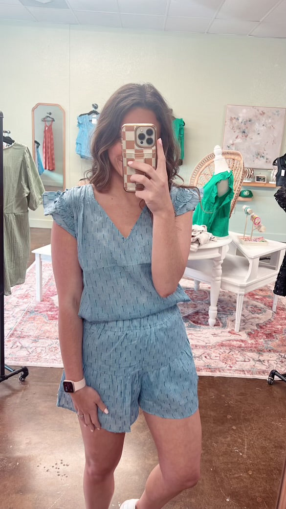 Blue Woven Set