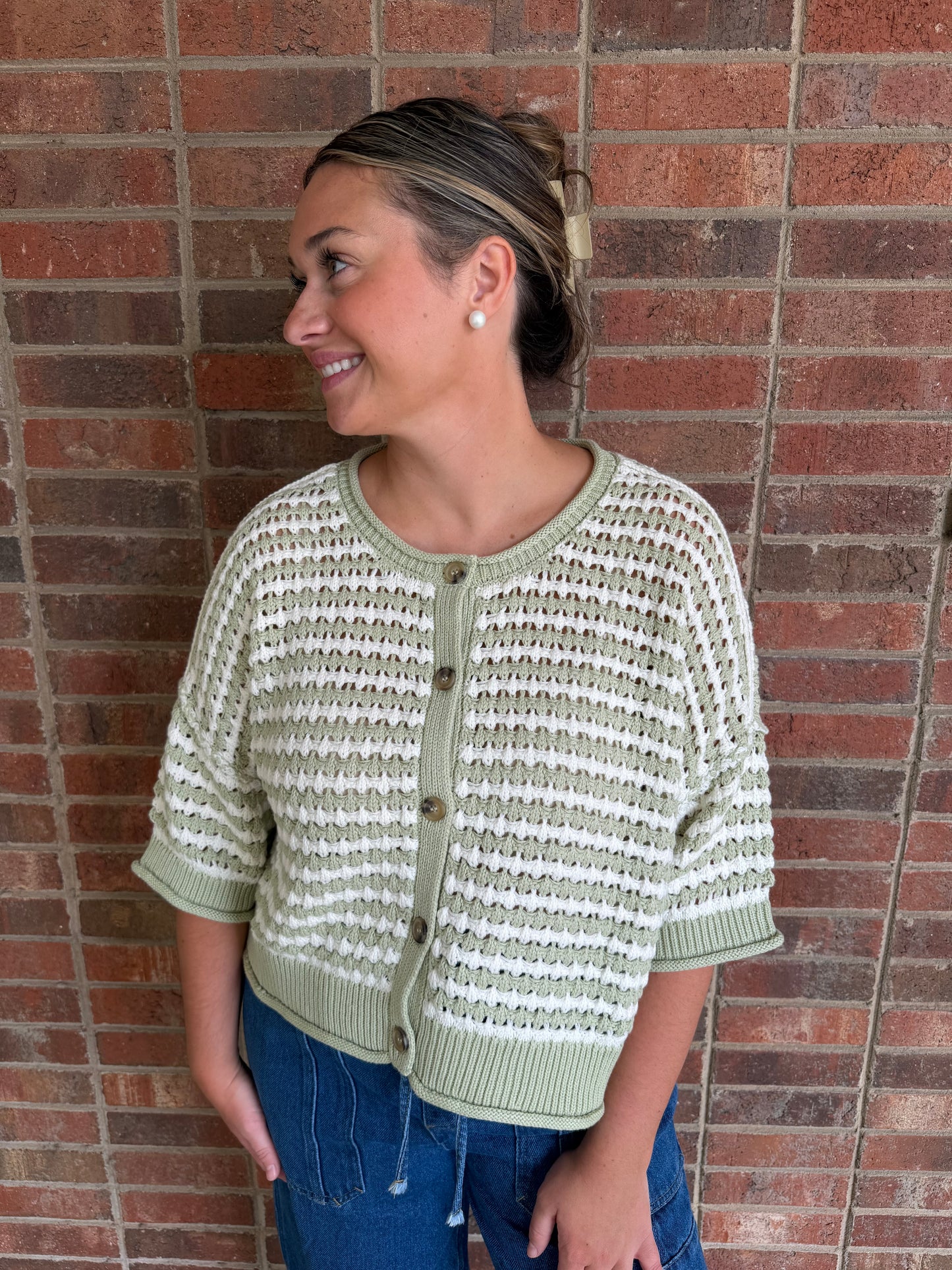 Olive Cardigan