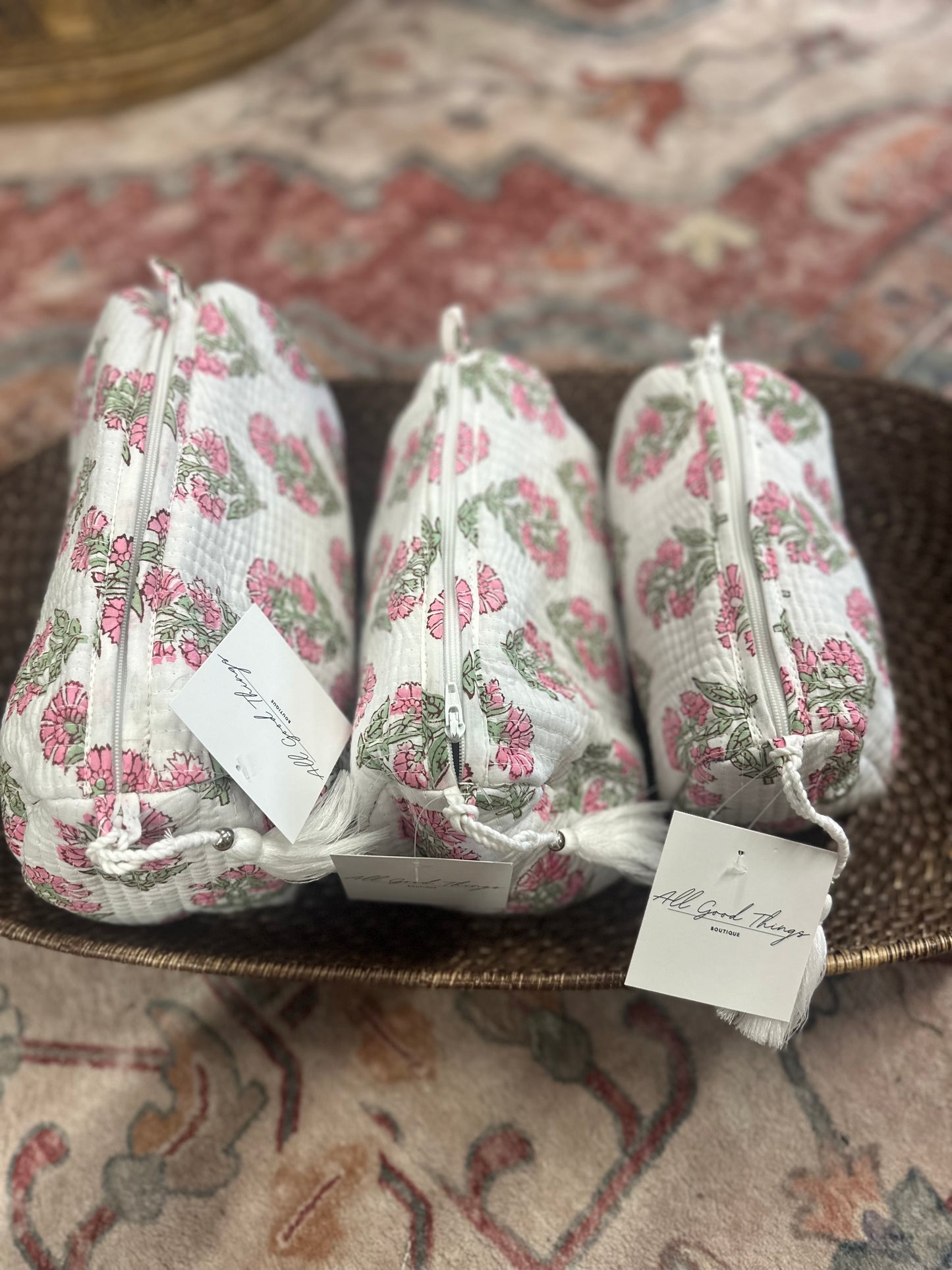 Pink Cosmetic Bag
