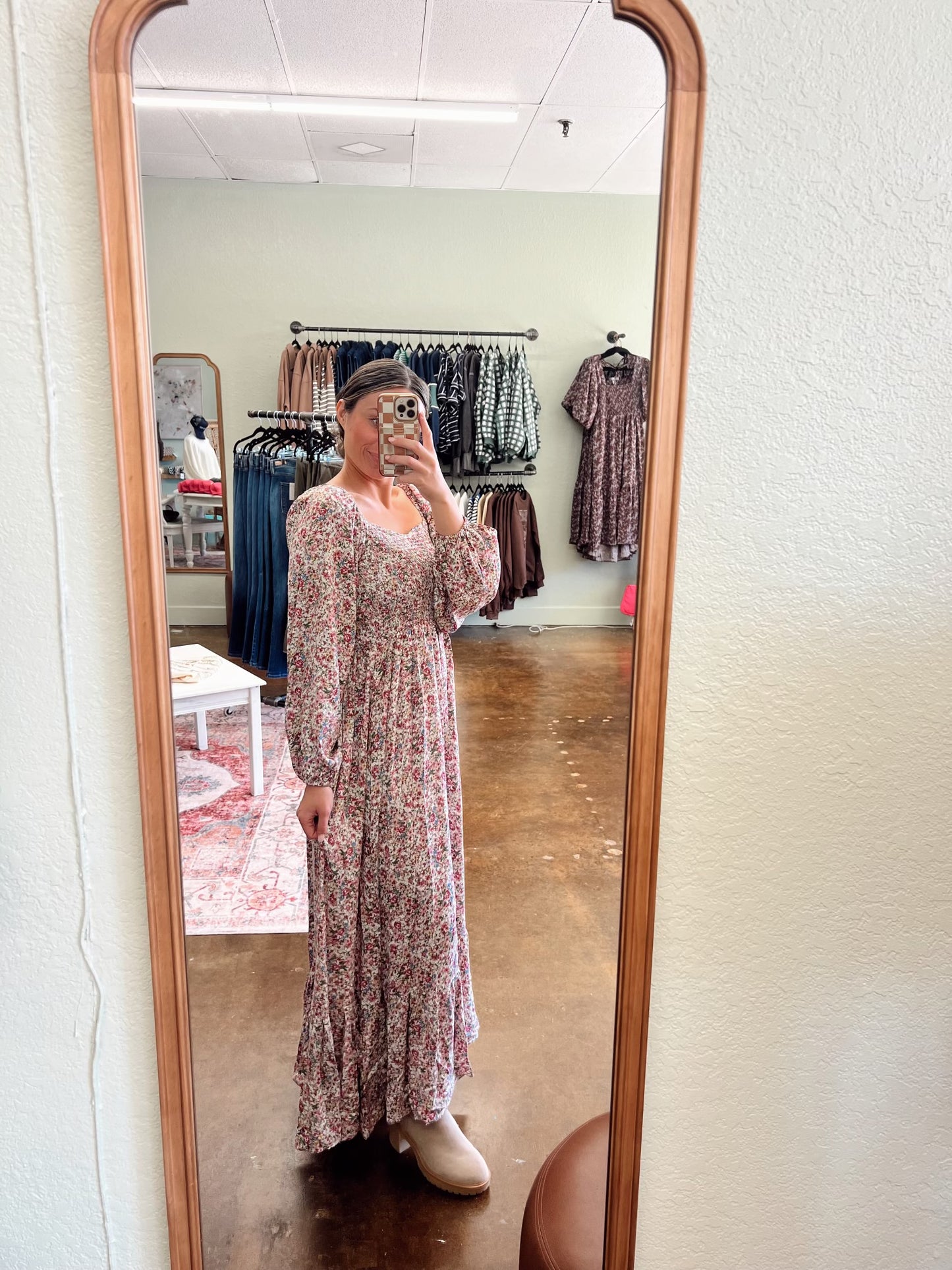 Sweet Floral Maxi Dress
