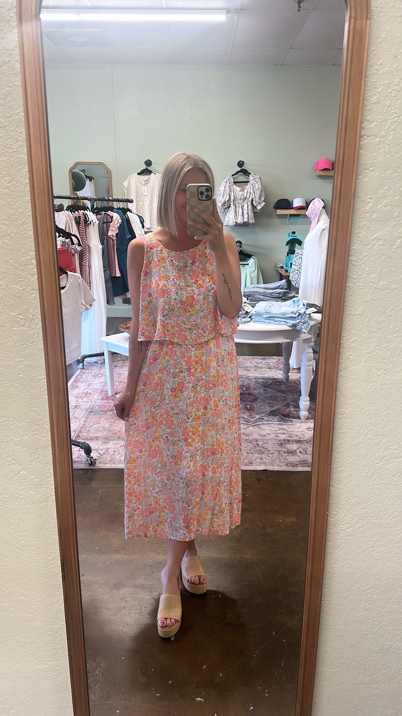 Floral Popover Dress