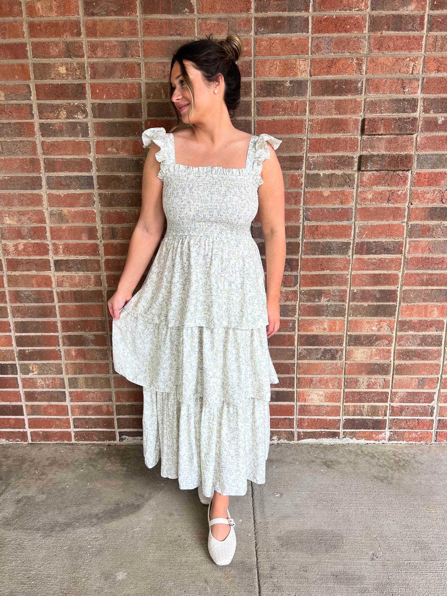 Floral Ruffle Dress