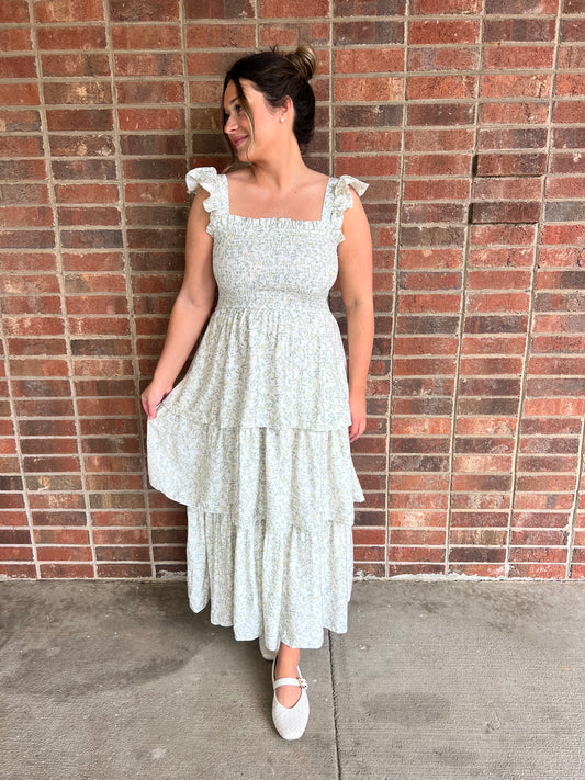 Floral Ruffle Dress