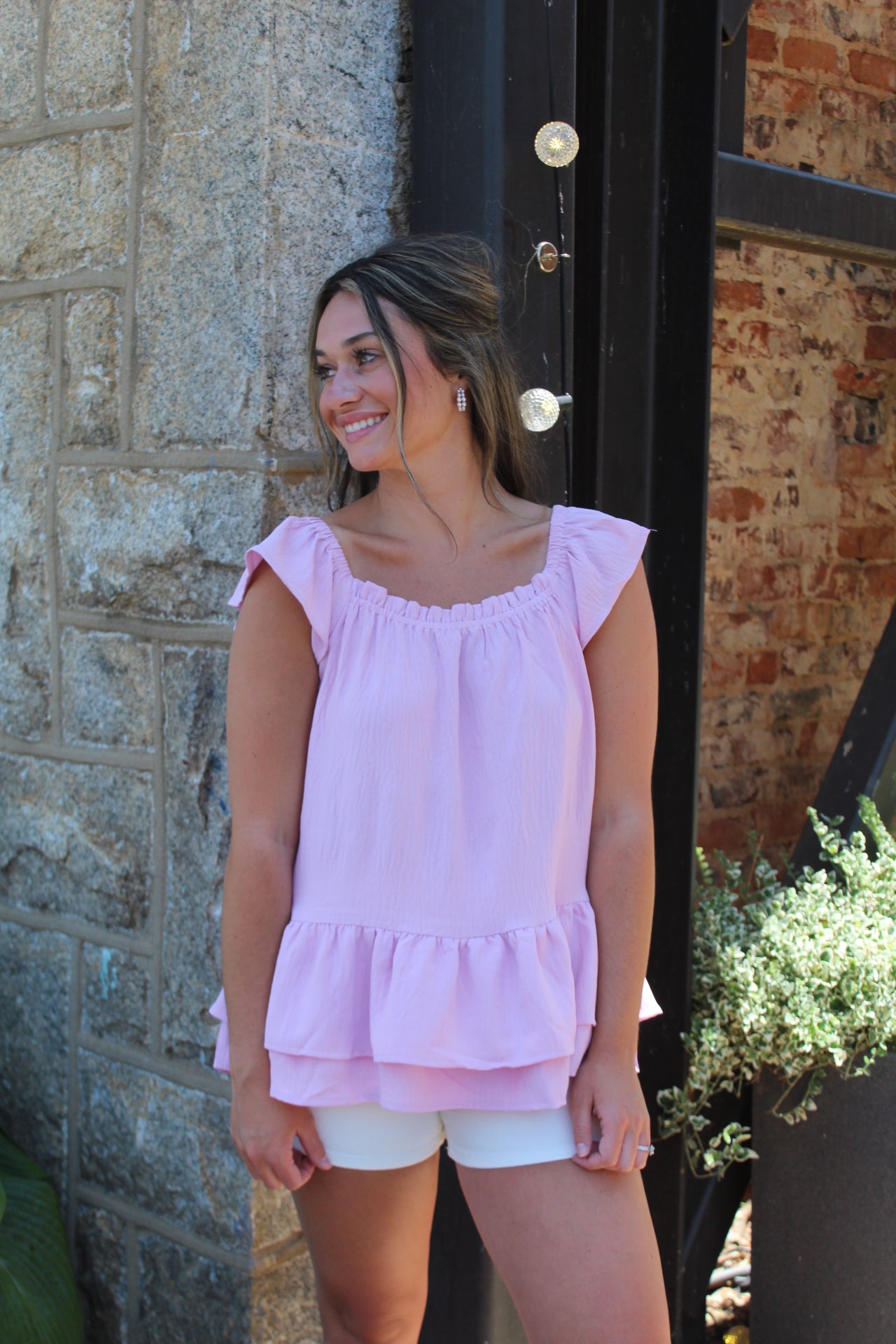 Flutter Top - Pink