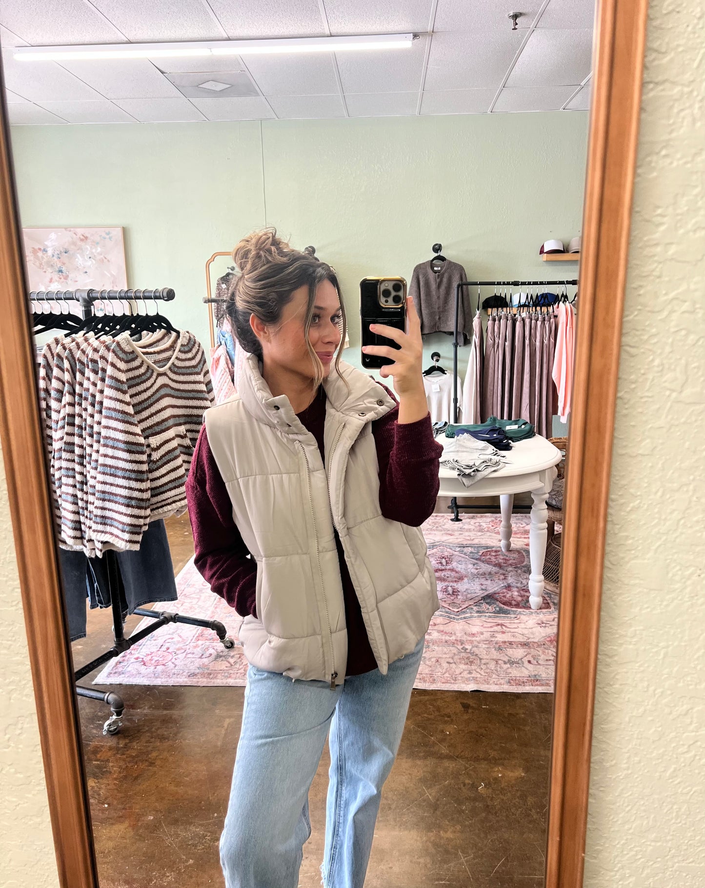Stone Puffer Vest