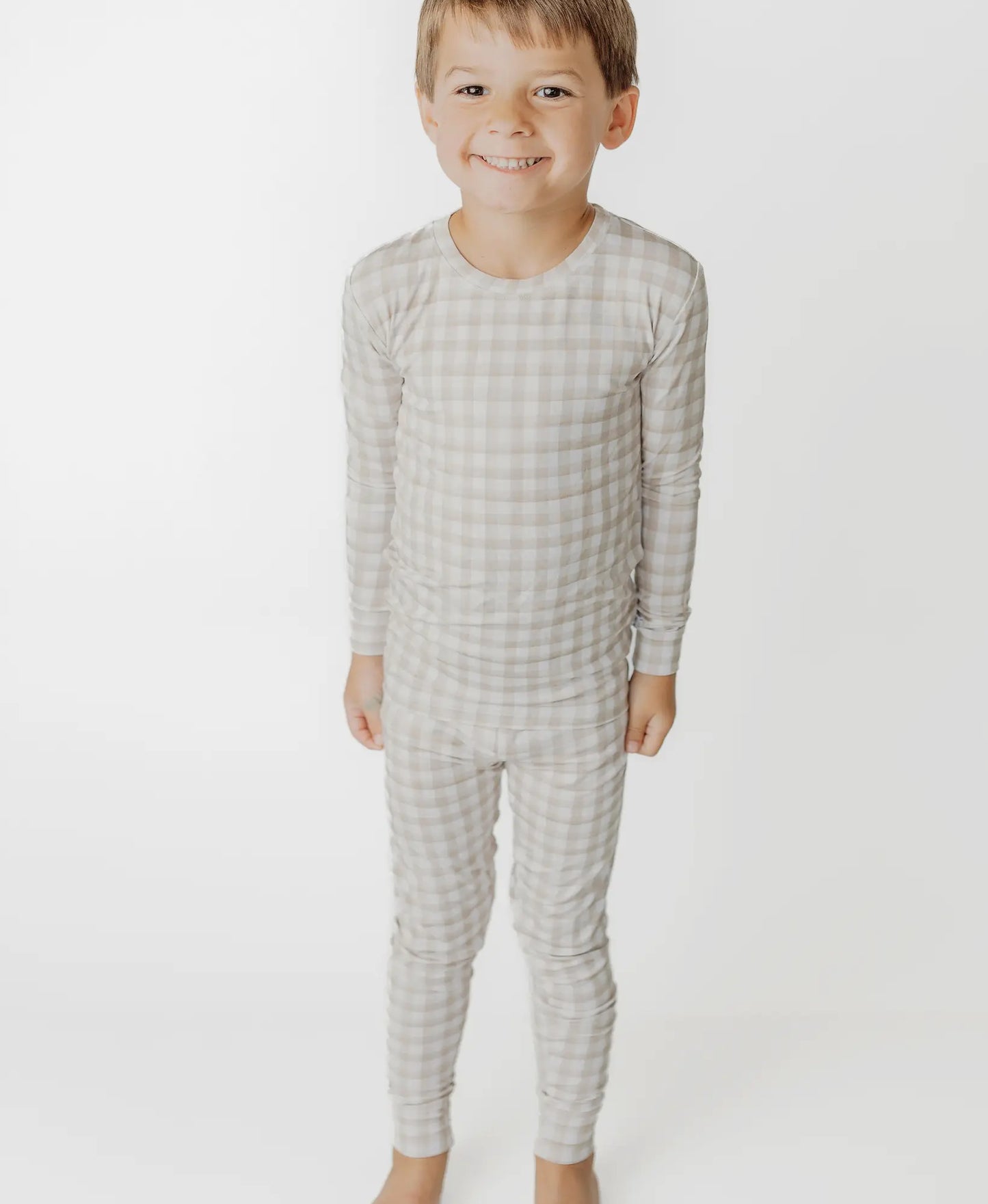 Gingham Bamboo PJs