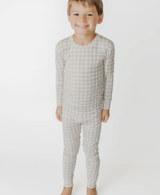 Gingham Bamboo PJs