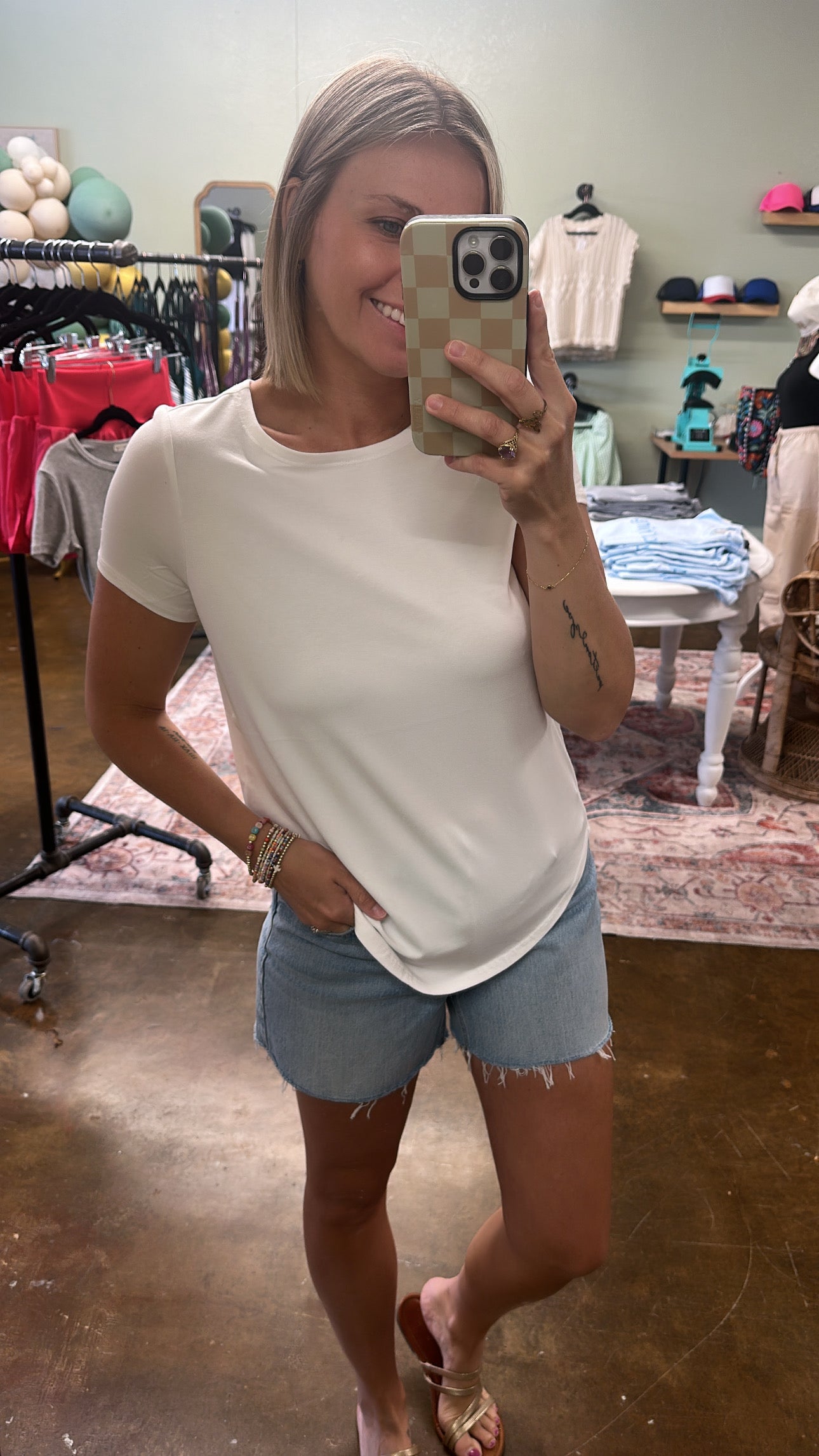 White Tee