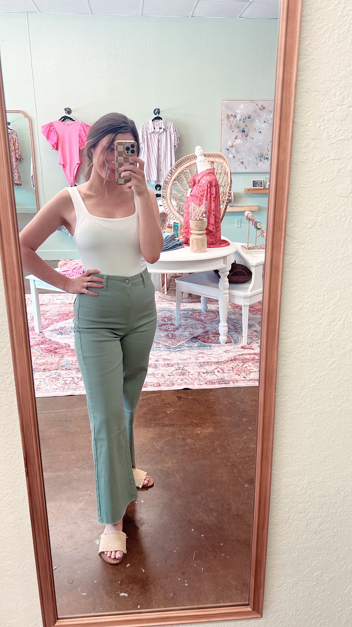Sage High Rise Denim