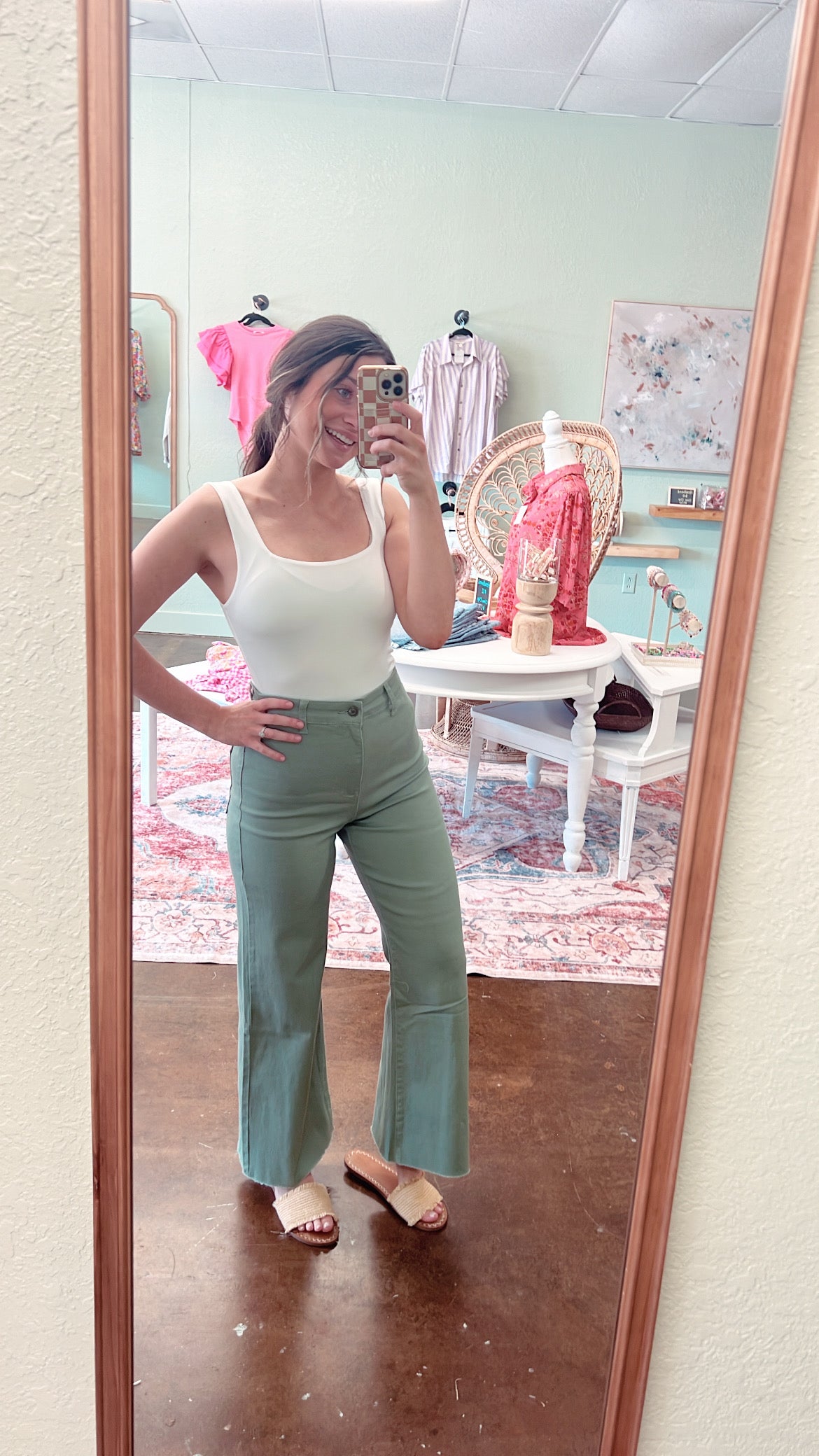 Sage High Rise Denim