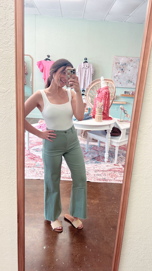 Sage High Rise Denim
