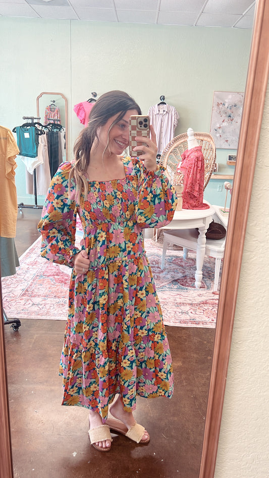 Tropic Floral Midi