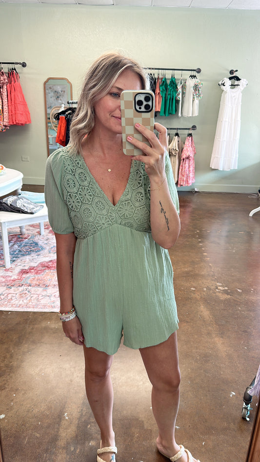 Mint Romper