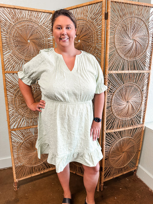 Woven Mini Dress