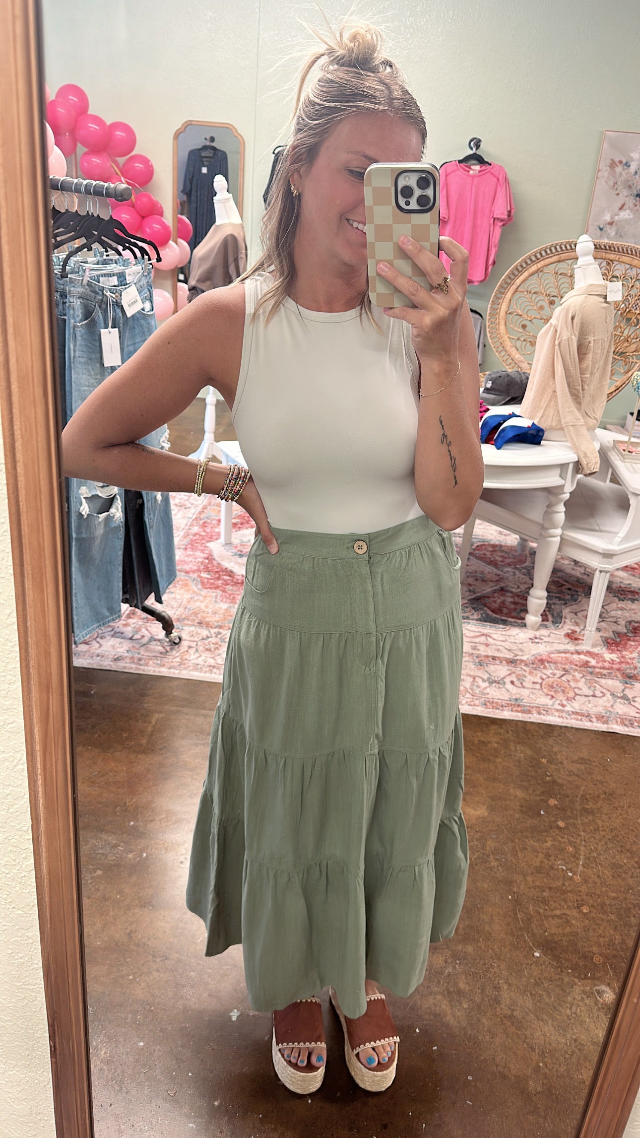 Mabel Midi Skirt