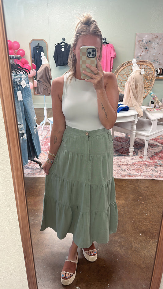 Mabel Midi Skirt