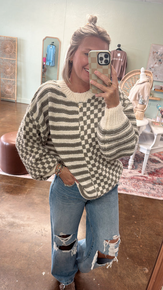 Checkered Sweater
