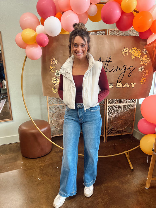 High Rise Trouser Jean