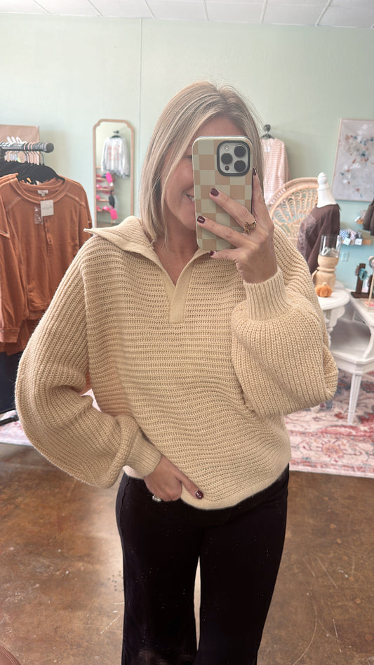 Cam Collared Sweater