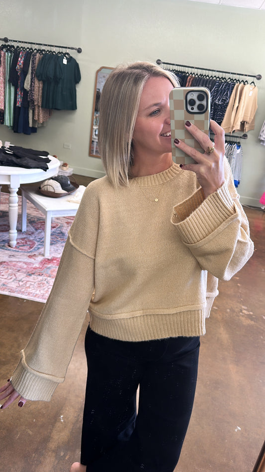 Taylor Taupe Sweater